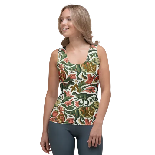 Jurassic Conservatory on a Women's Tank Top