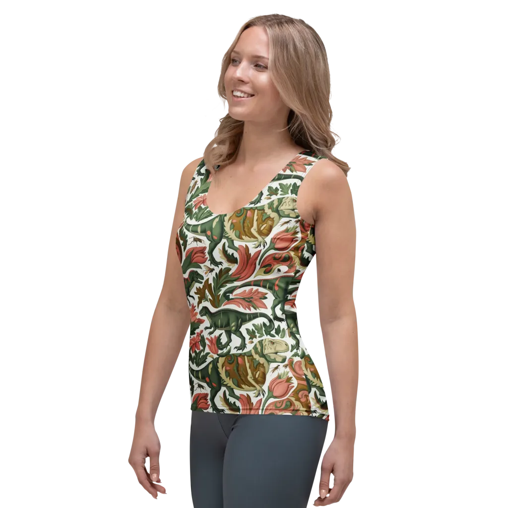 Jurassic Conservatory on Women's Tank Top — Left Front