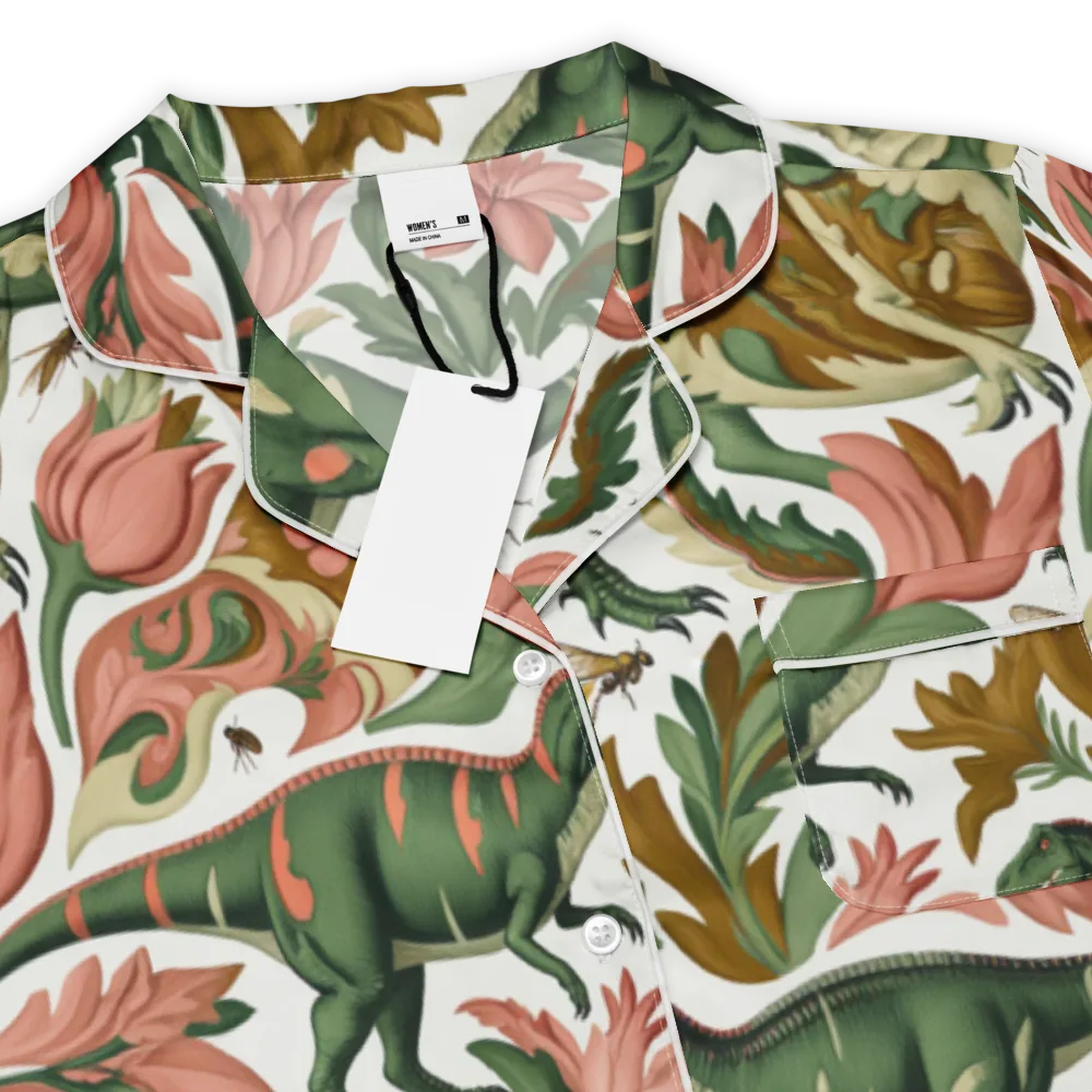 Jurassic Conservatory on Women's Short Sleeve Pajama Top — Product details