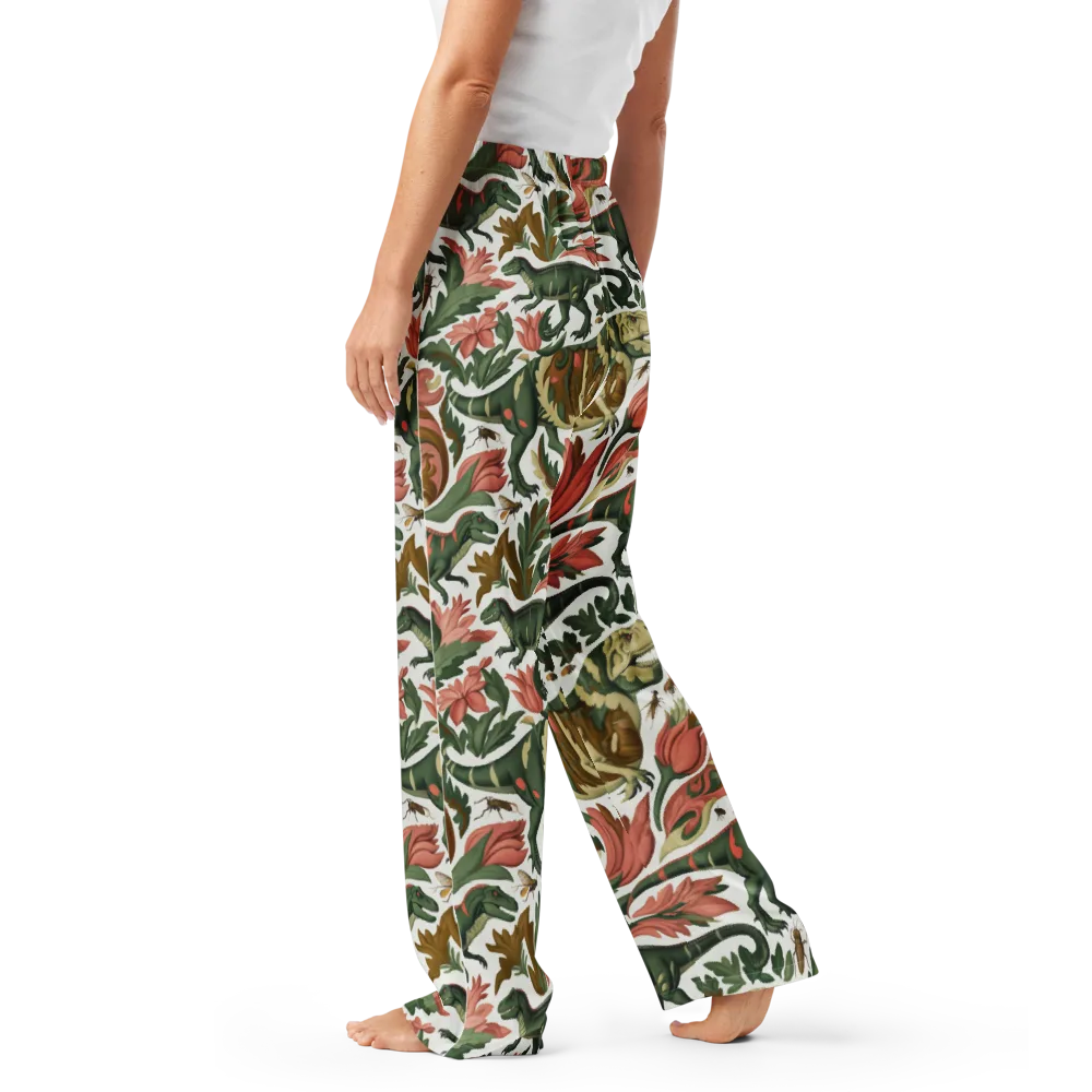 Jurassic Conservatory on Women's Pajama Pants — Left