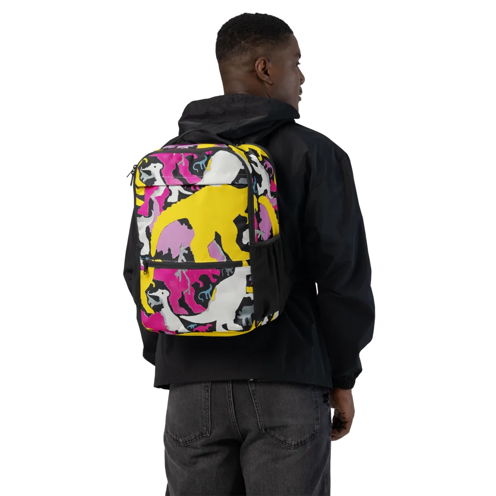 Cretaceous Candy on Utility Backpack — Back