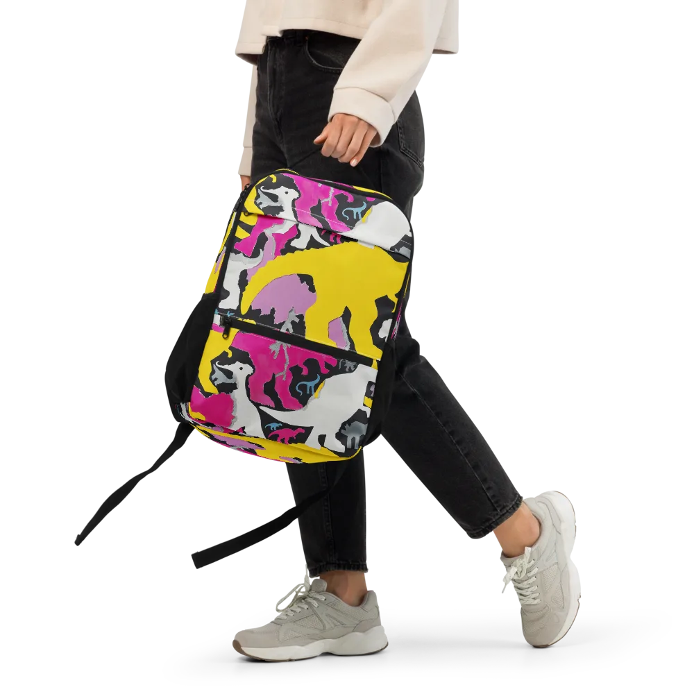 Cretaceous Candy on Utility Backpack — Front