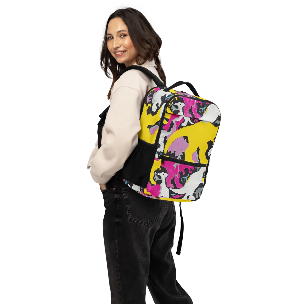 Cretaceous Candy on Utility Backpack — Back