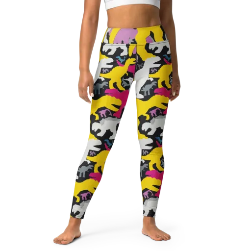 Cretaceous Candy on a Yoga Leggings