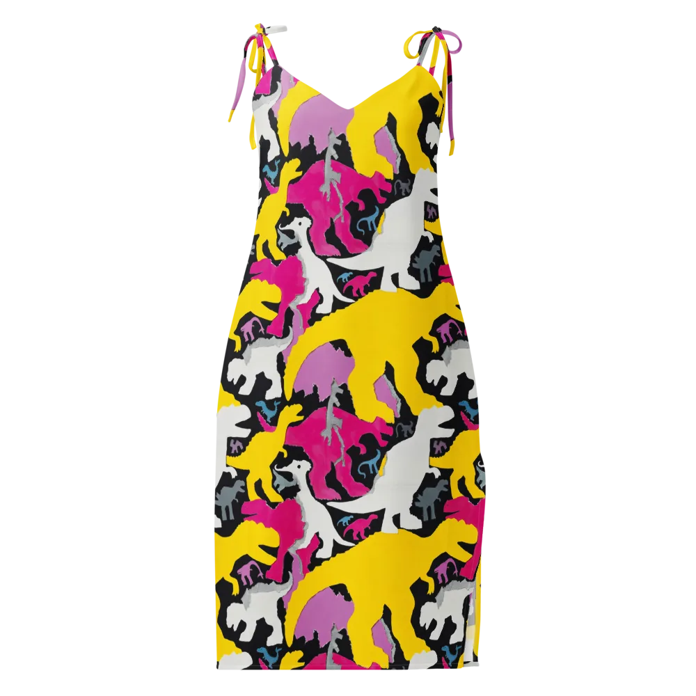 Cretaceous Candy on Slip Dress — Front