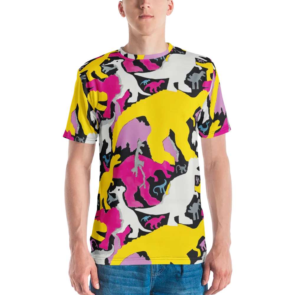 Cretaceous Candy on Men's Crew Neck T-Shirt — Front
