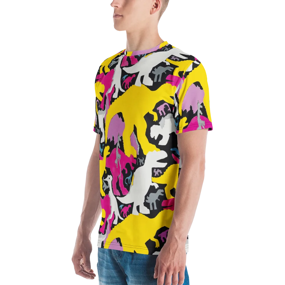 Cretaceous Candy on Men's Crew Neck T-Shirt — Left