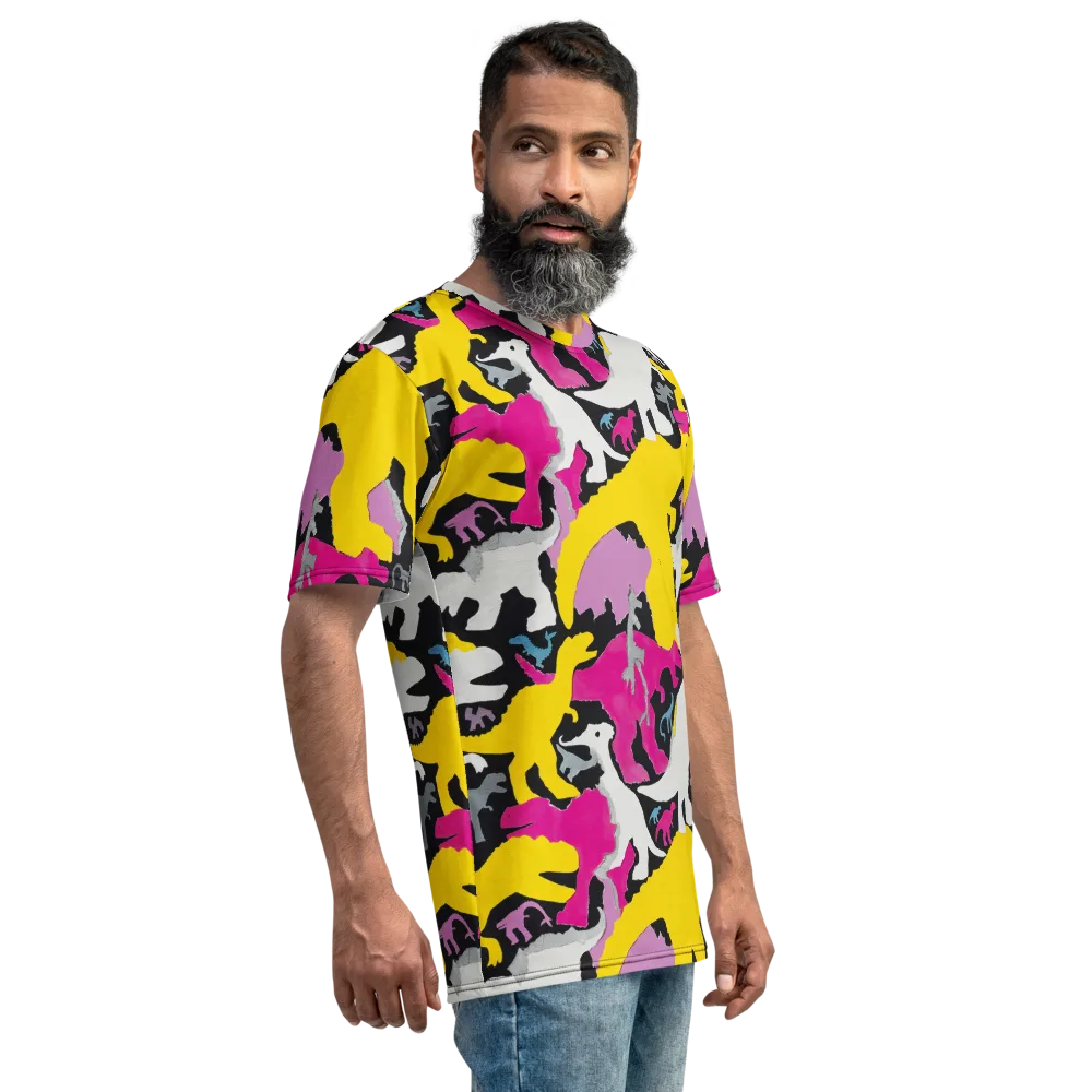Cretaceous Candy on Men's Crew Neck T-Shirt — Right