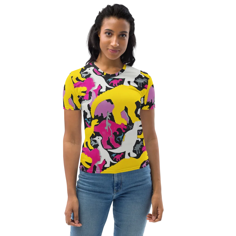 Cretaceous Candy on Women's Crew Neck T-Shirt — Front