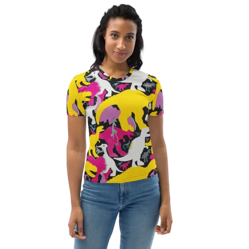 Cretaceous Candy on a Women's Crew Neck T-Shirt