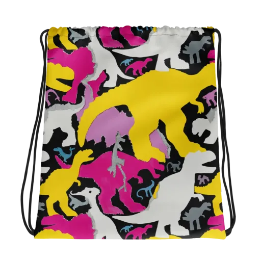 Cretaceous Candy on a Drawstring Bag
