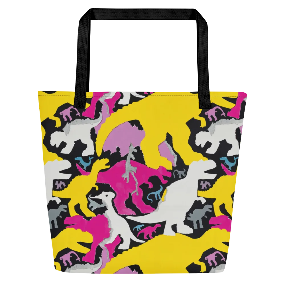Cretaceous Candy on Large Tote Bag W/ Pocket — Front