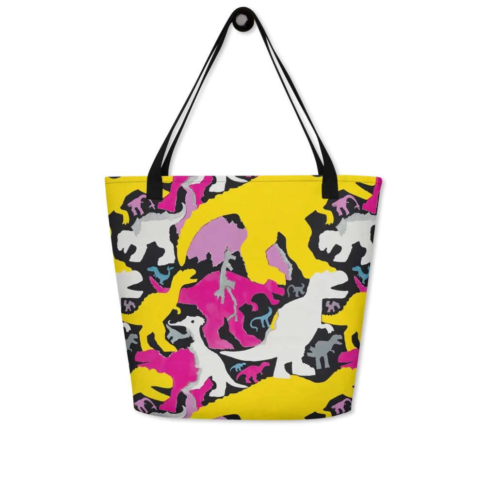 Cretaceous Candy on Large Tote Bag W/ Pocket — Front