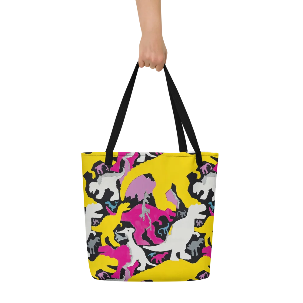 Cretaceous Candy on Large Tote Bag W/ Pocket — Front