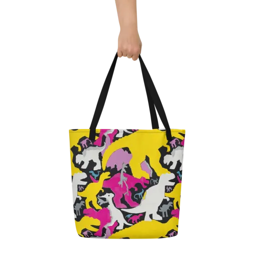 Cretaceous Candy on a Large Tote Bag W/ Pocket