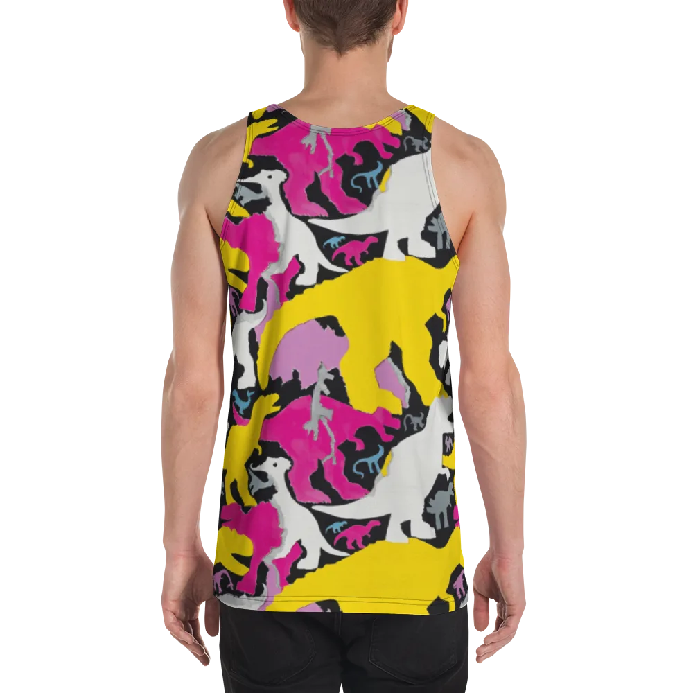 Cretaceous Candy on Men's Tank Top — Back