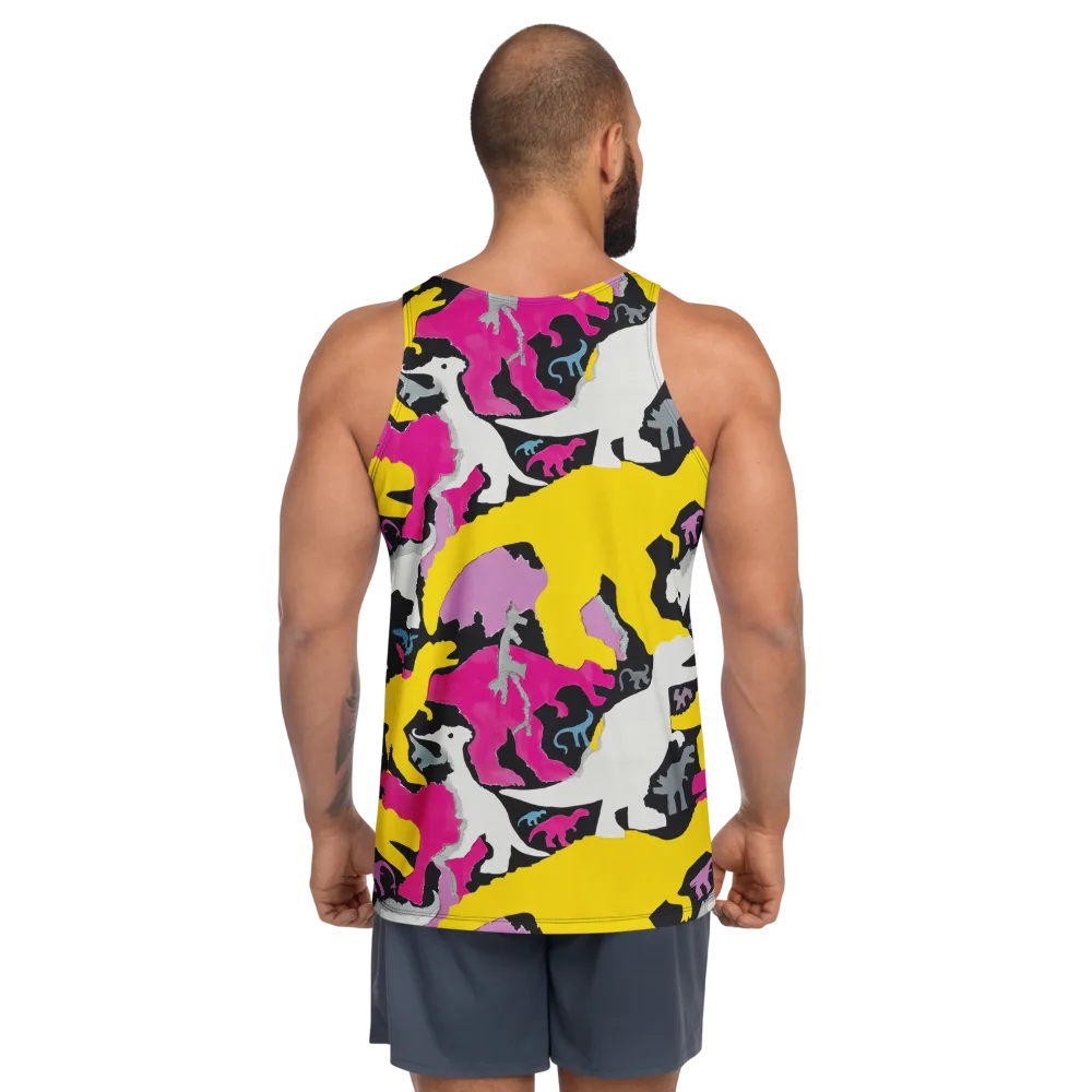 Cretaceous Candy on Men's Tank Top — Back