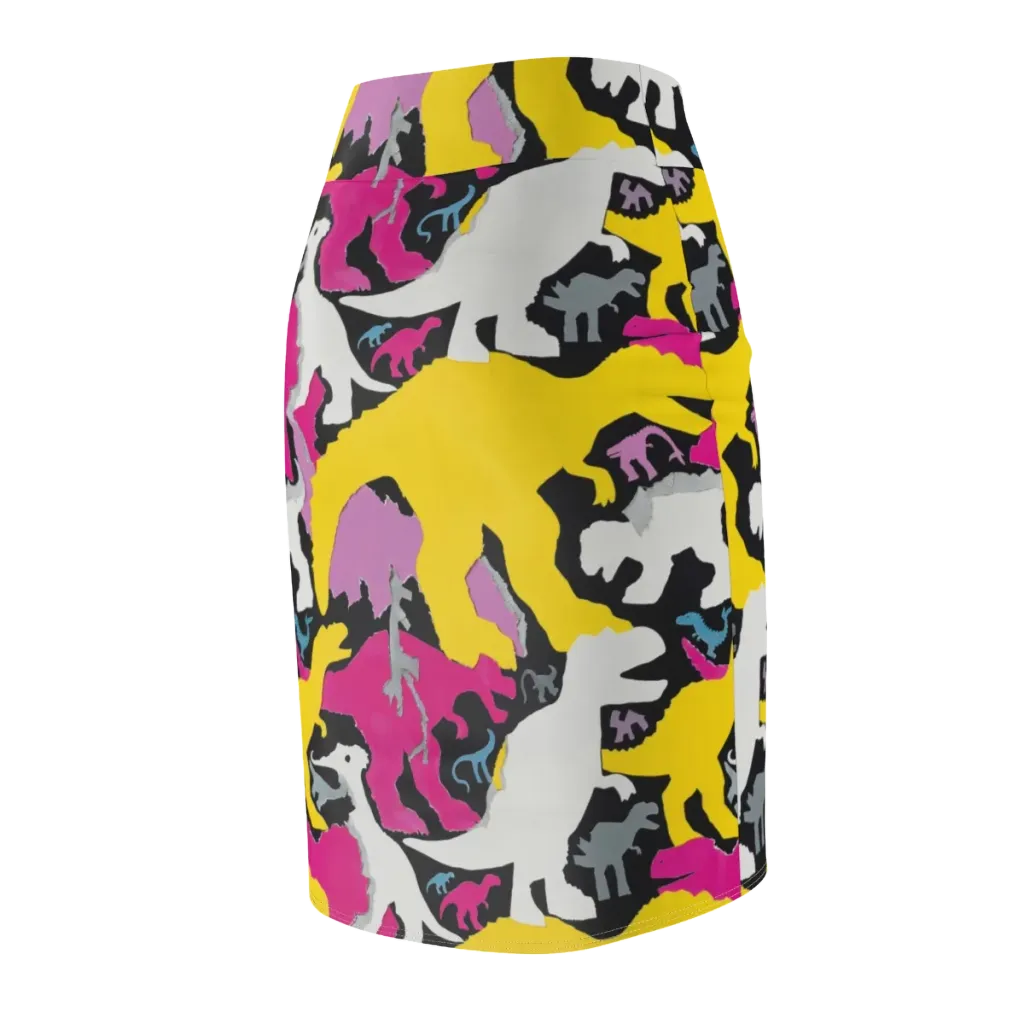Cretaceous Candy on Pencil Skirt — Back Side