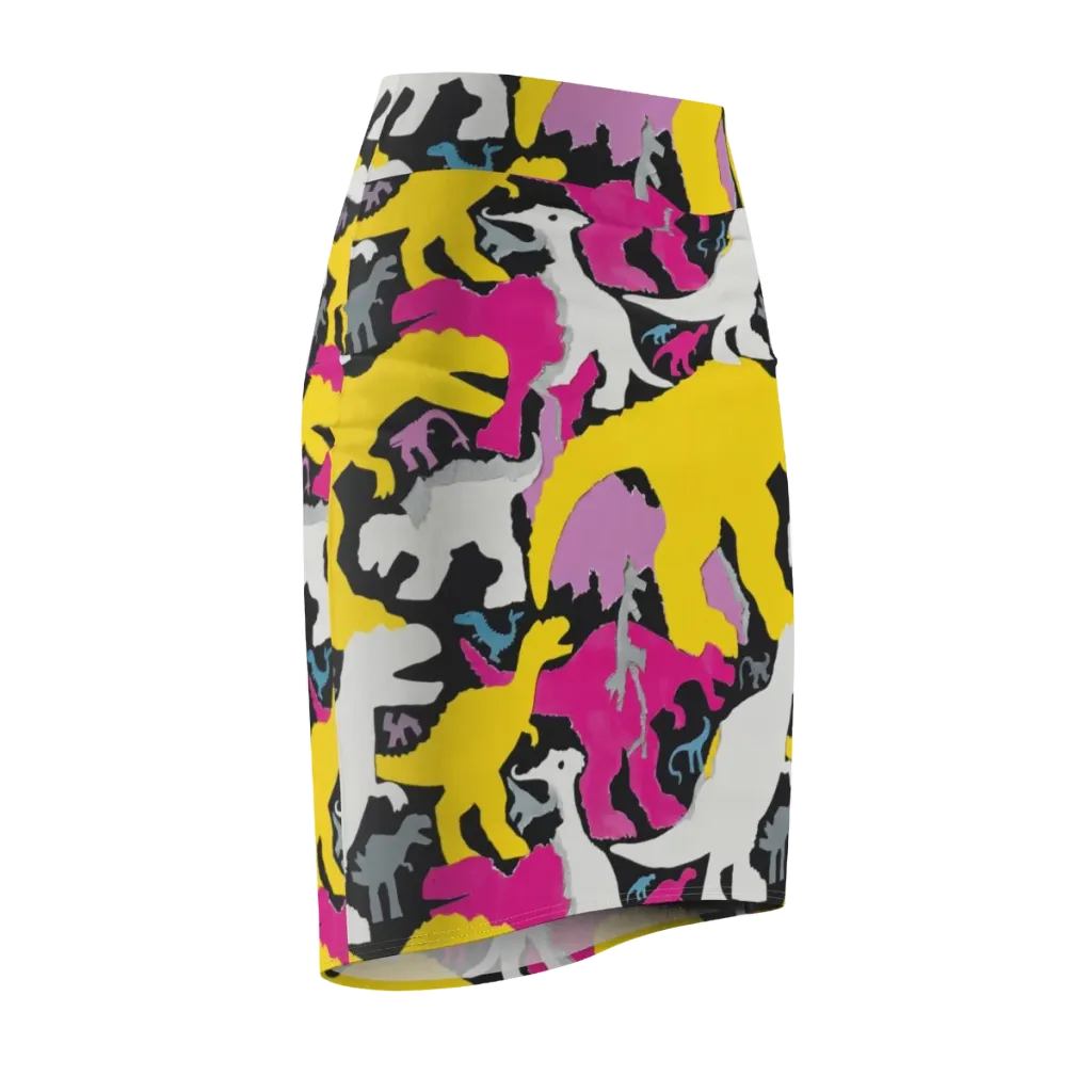 Cretaceous Candy on Pencil Skirt — Front Side
