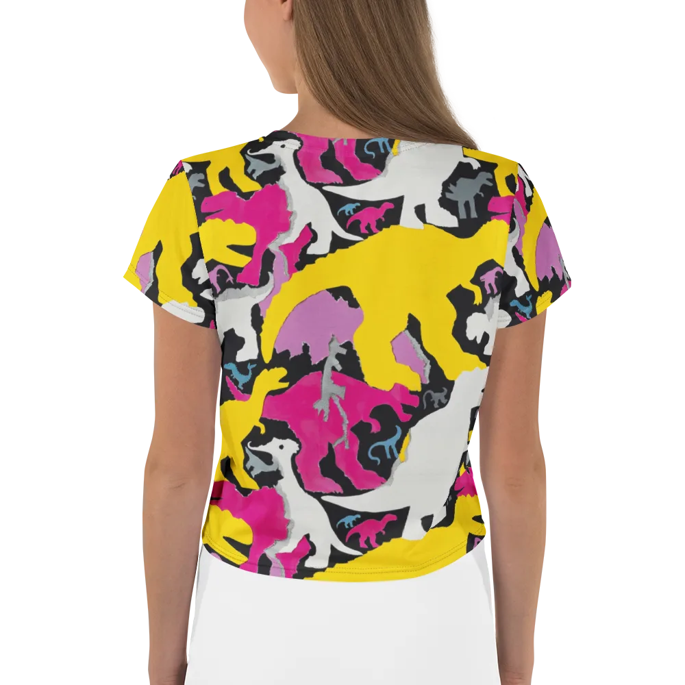 Cretaceous Candy on Crop Tee — Back