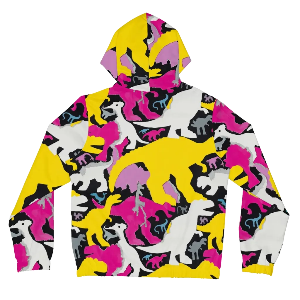 Cretaceous Candy on Women's Full-Zip Hoodie — Back