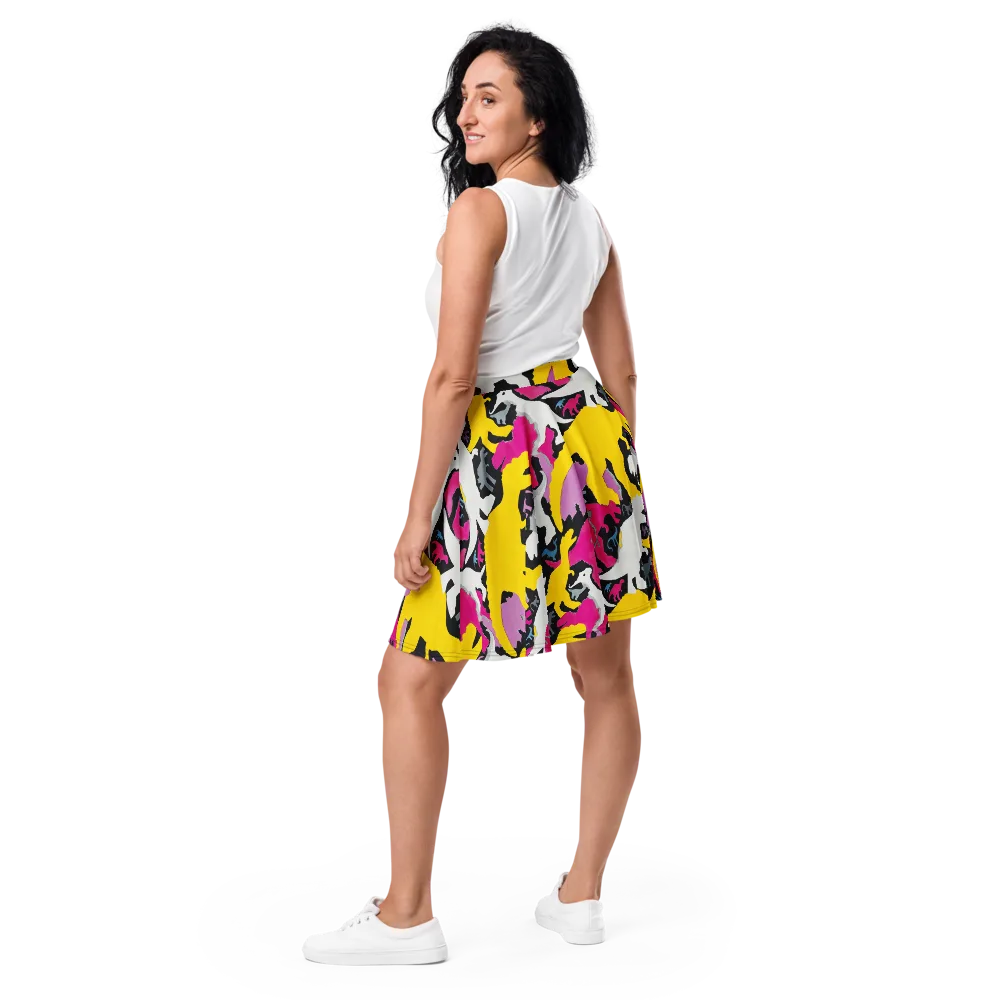 Cretaceous Candy on Skater Skirt — Back