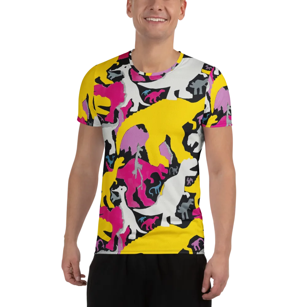 Cretaceous Candy on Men's Athletic T-Shirt — Front