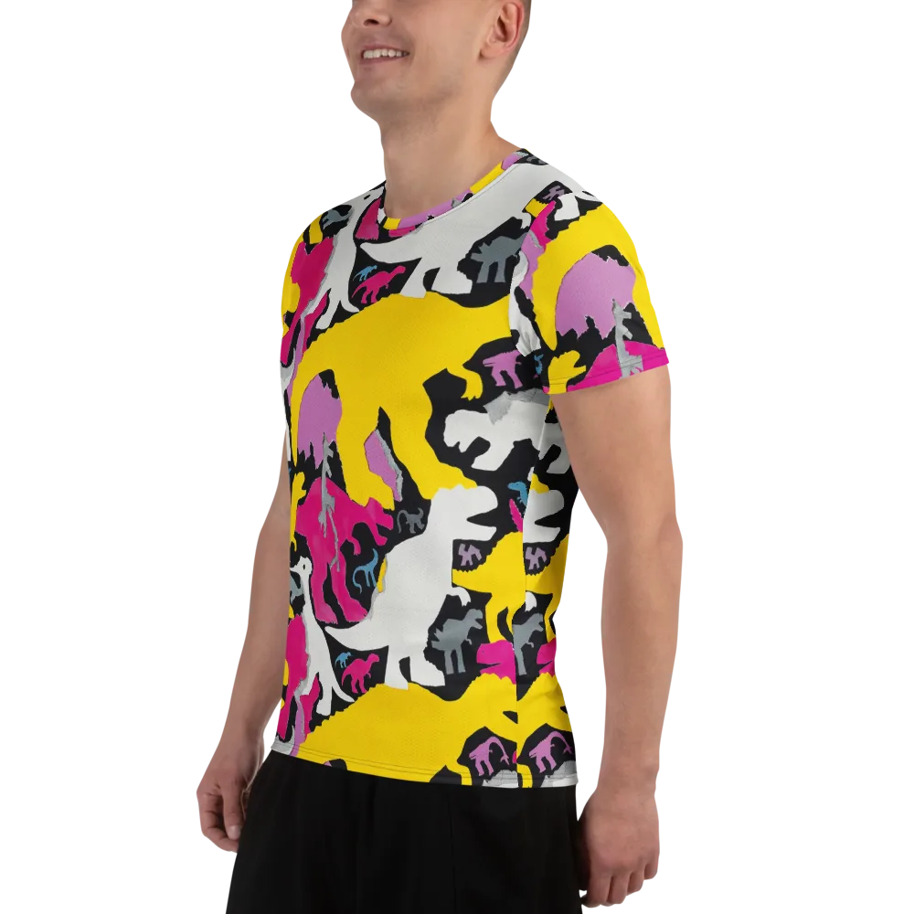 Cretaceous Candy on Men's Athletic T-Shirt — Left
