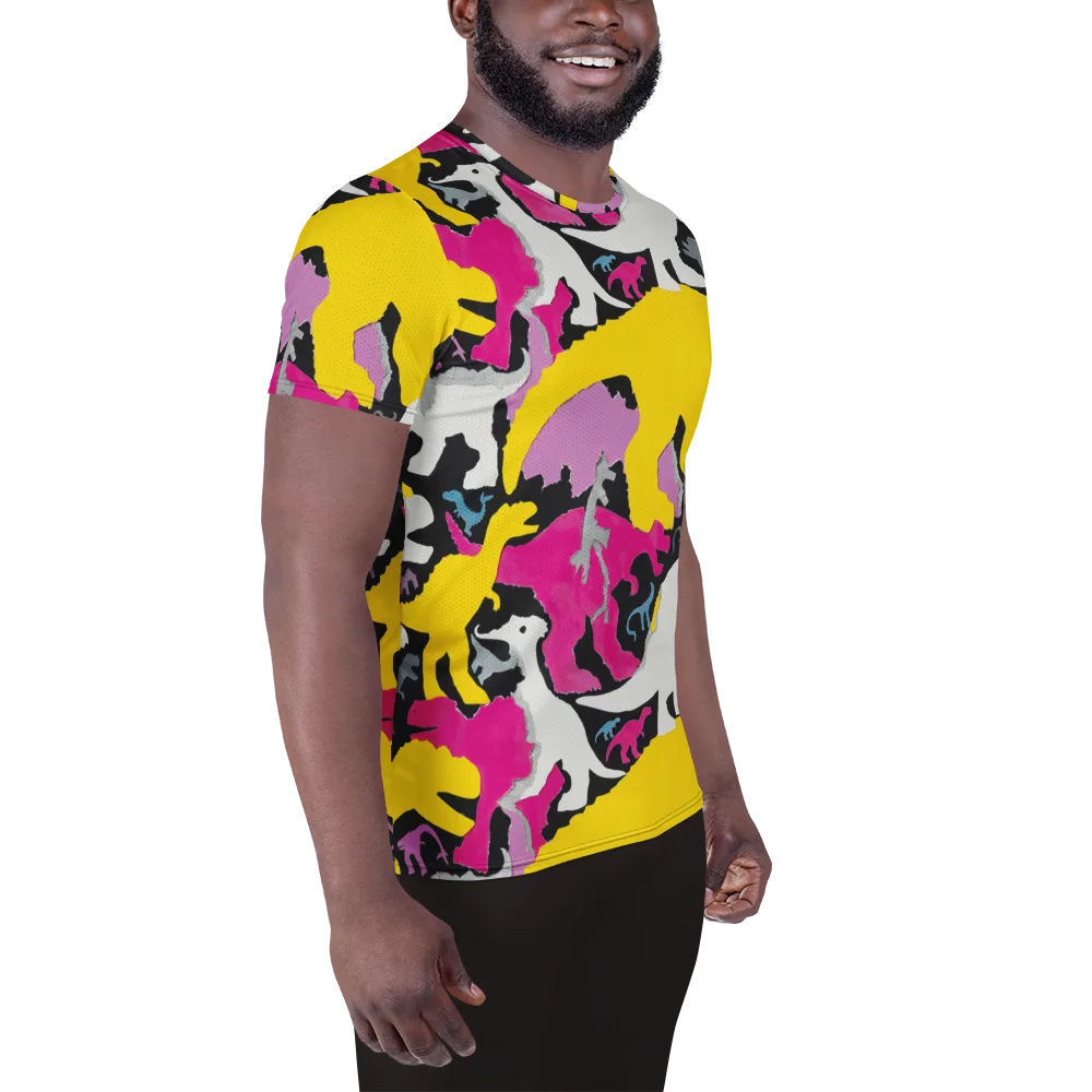 Cretaceous Candy on Men's Athletic T-Shirt — Right