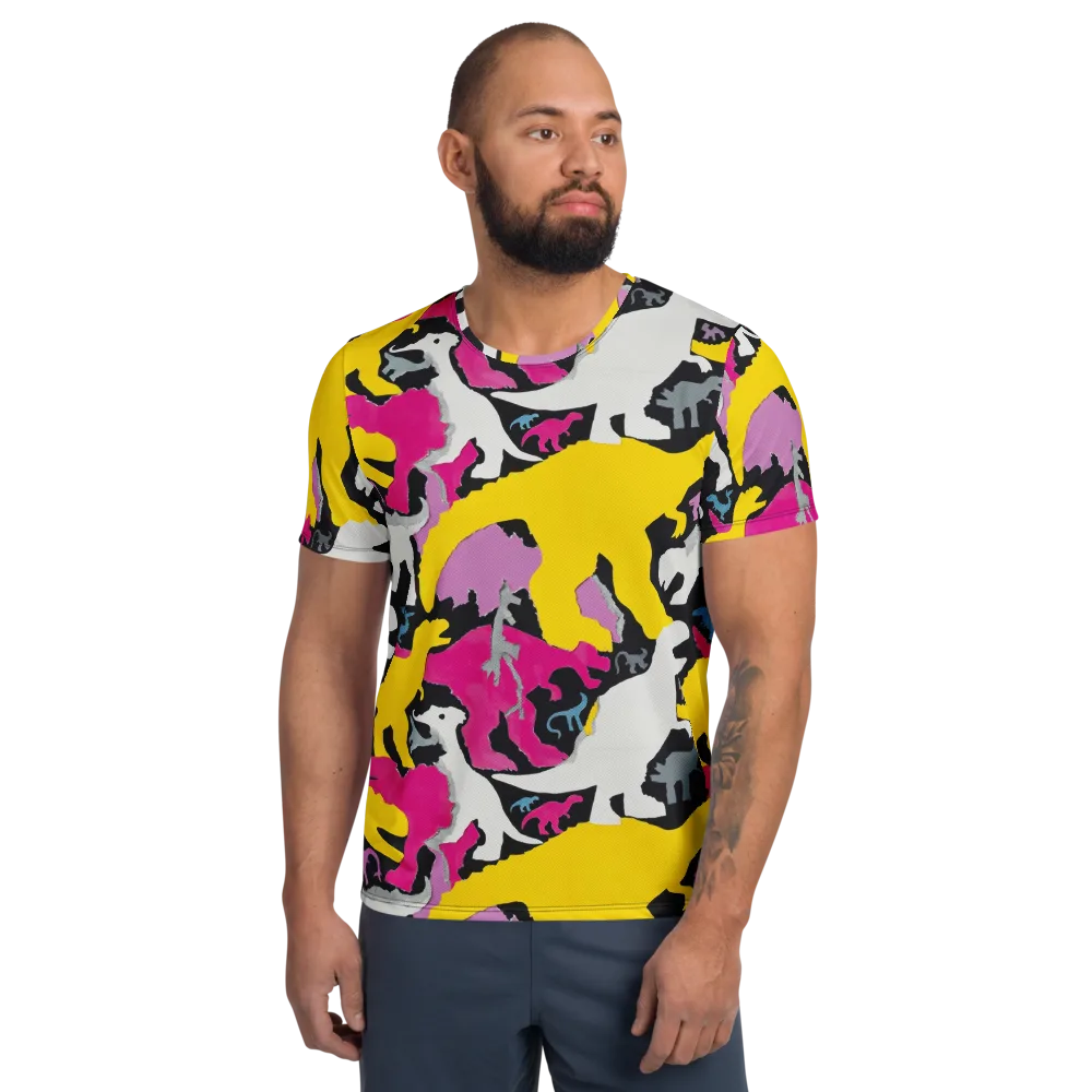Cretaceous Candy on Men's Athletic T-Shirt — Front