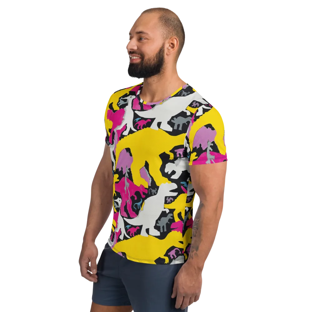 Cretaceous Candy on Men's Athletic T-Shirt — Left