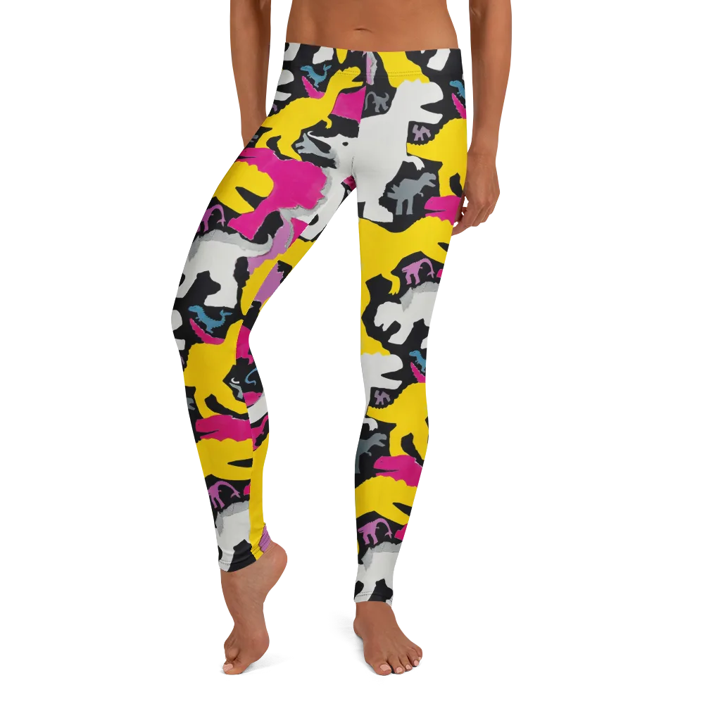 Cretaceous Candy on Leggings — Front
