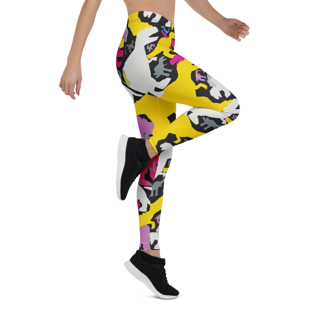 Cretaceous Candy on Leggings — Right