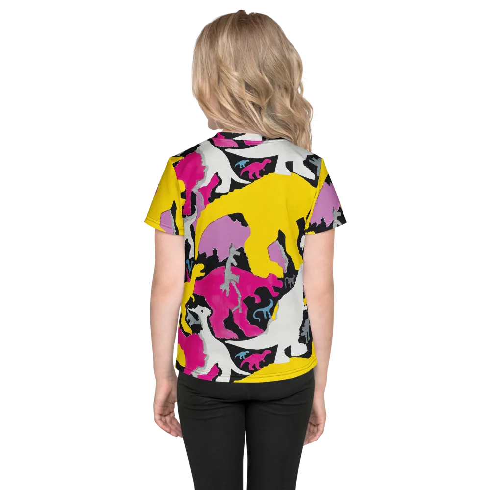 Cretaceous Candy on Kids Crew Neck T-Shirt — Back