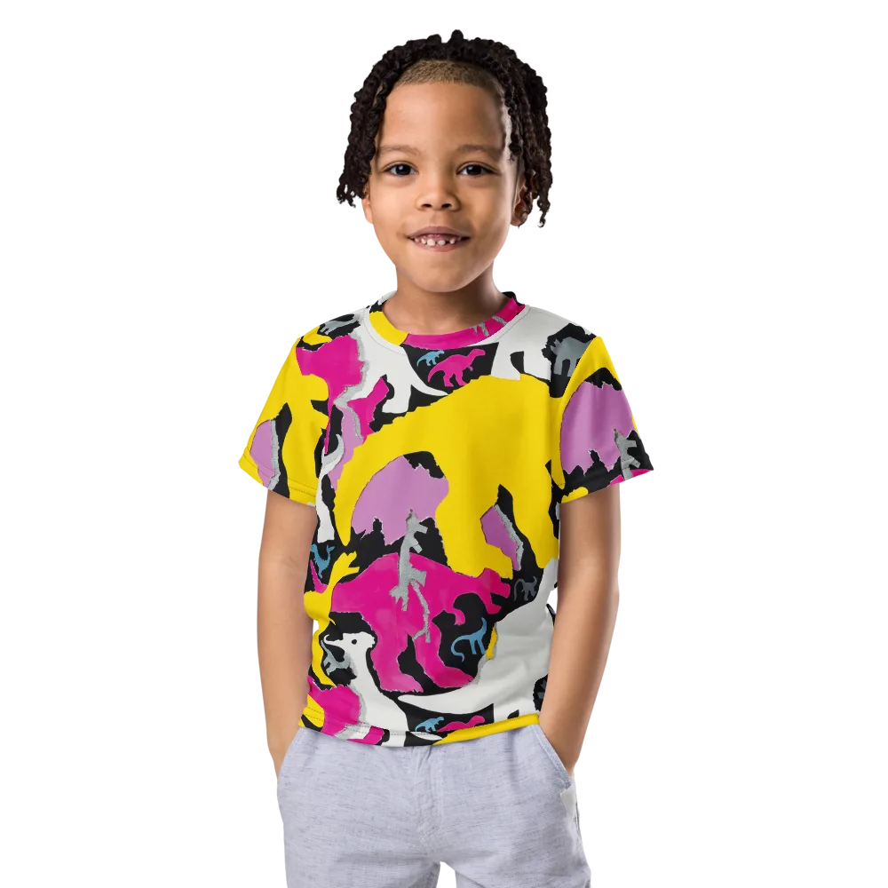 Cretaceous Candy on Kids Crew Neck T-Shirt — Front