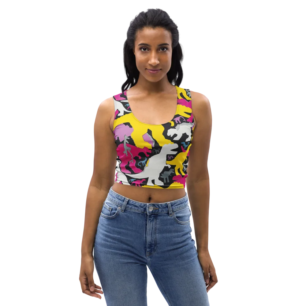 Cretaceous Candy on Crop Top — Front