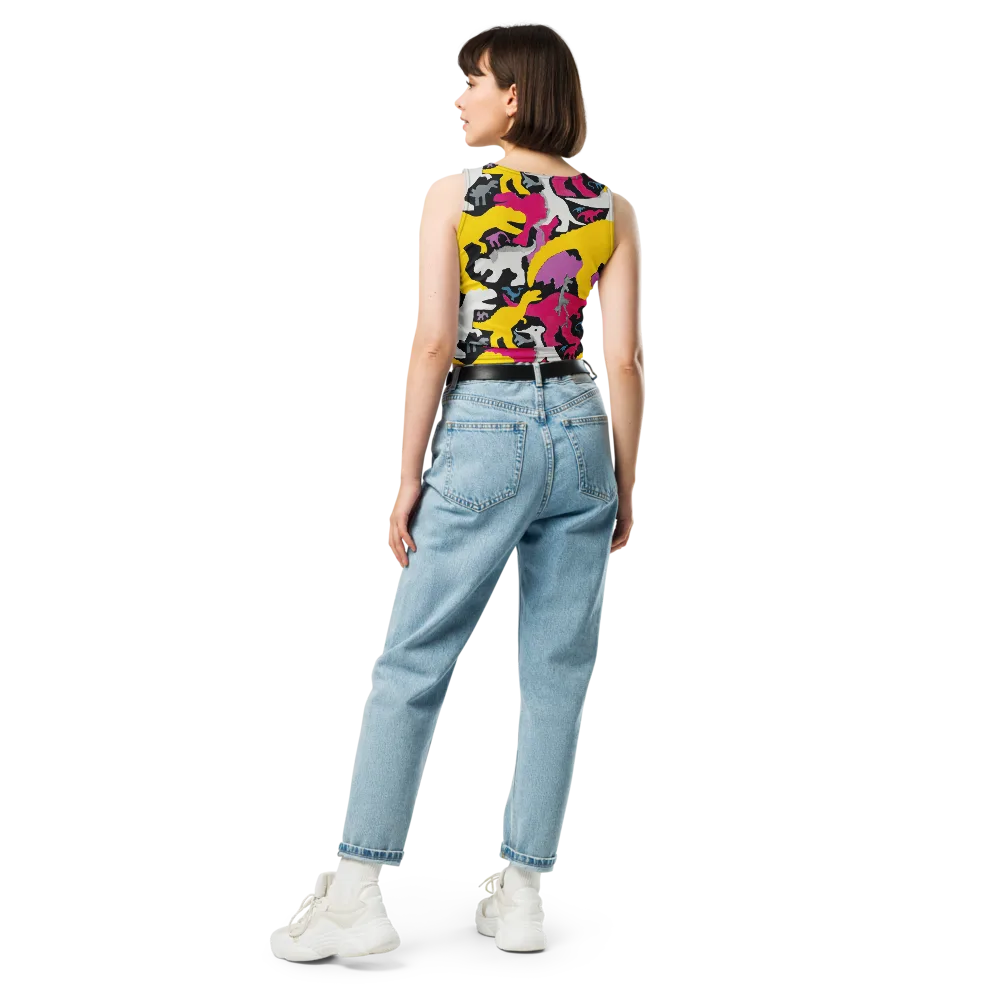 Cretaceous Candy on Crop Top — Back