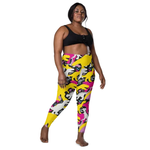 Cretaceous Candy on a Leggings with Pockets