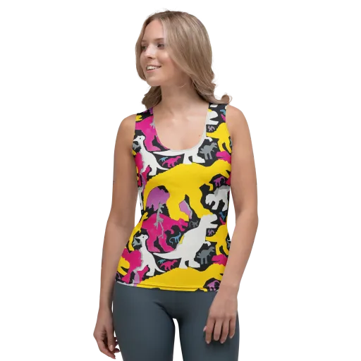 Cretaceous Candy on a Women's Tank Top