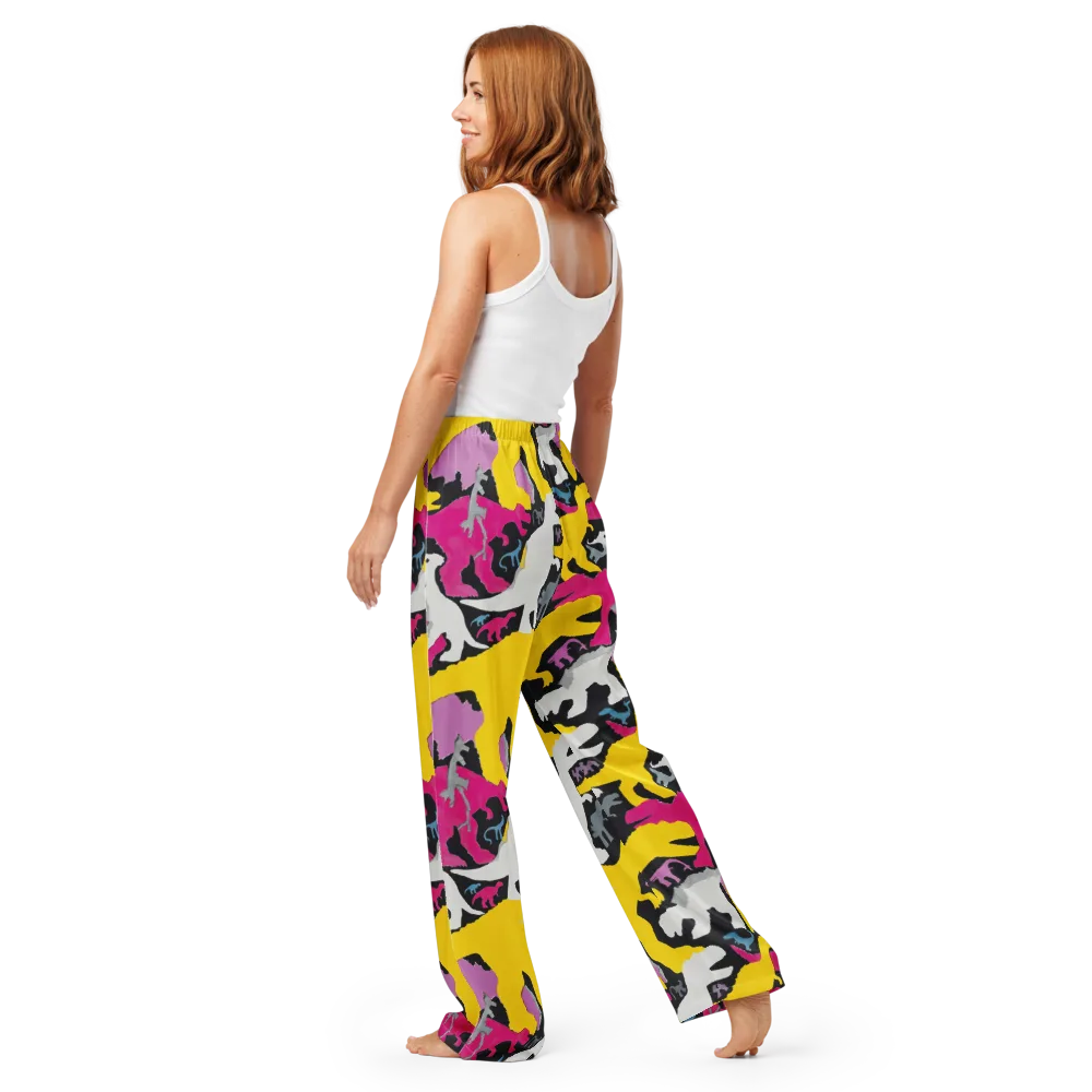 Cretaceous Candy on Women's Pajama Pants — Back