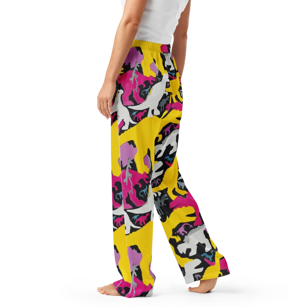Cretaceous Candy on Women's Pajama Pants — Left