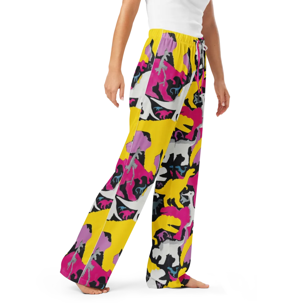 Cretaceous Candy on Women's Pajama Pants — Right Front