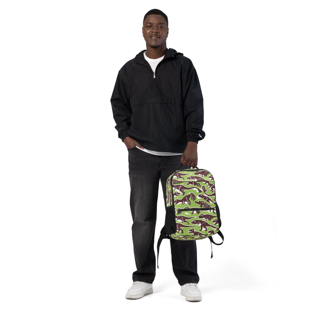 Dino Parade on Utility Backpack — Front