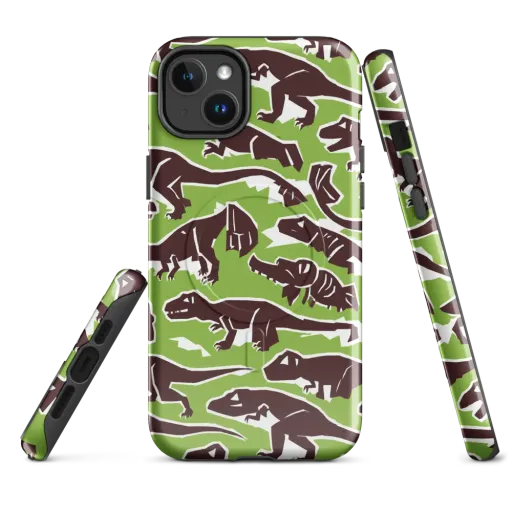 Dino Parade on a MagSafe Tough Case for iPhone®