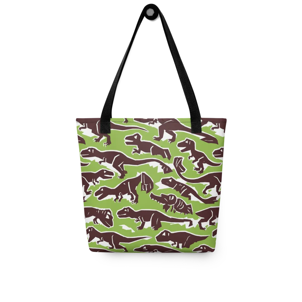 Dino Parade on Tote Bag — Front