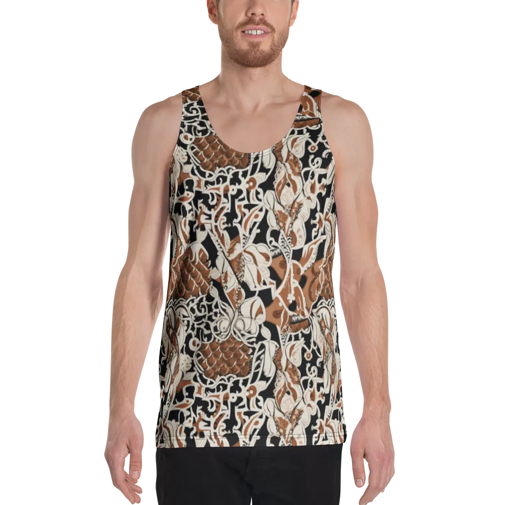 Sepia Baroque on Men's Tank Top — Front