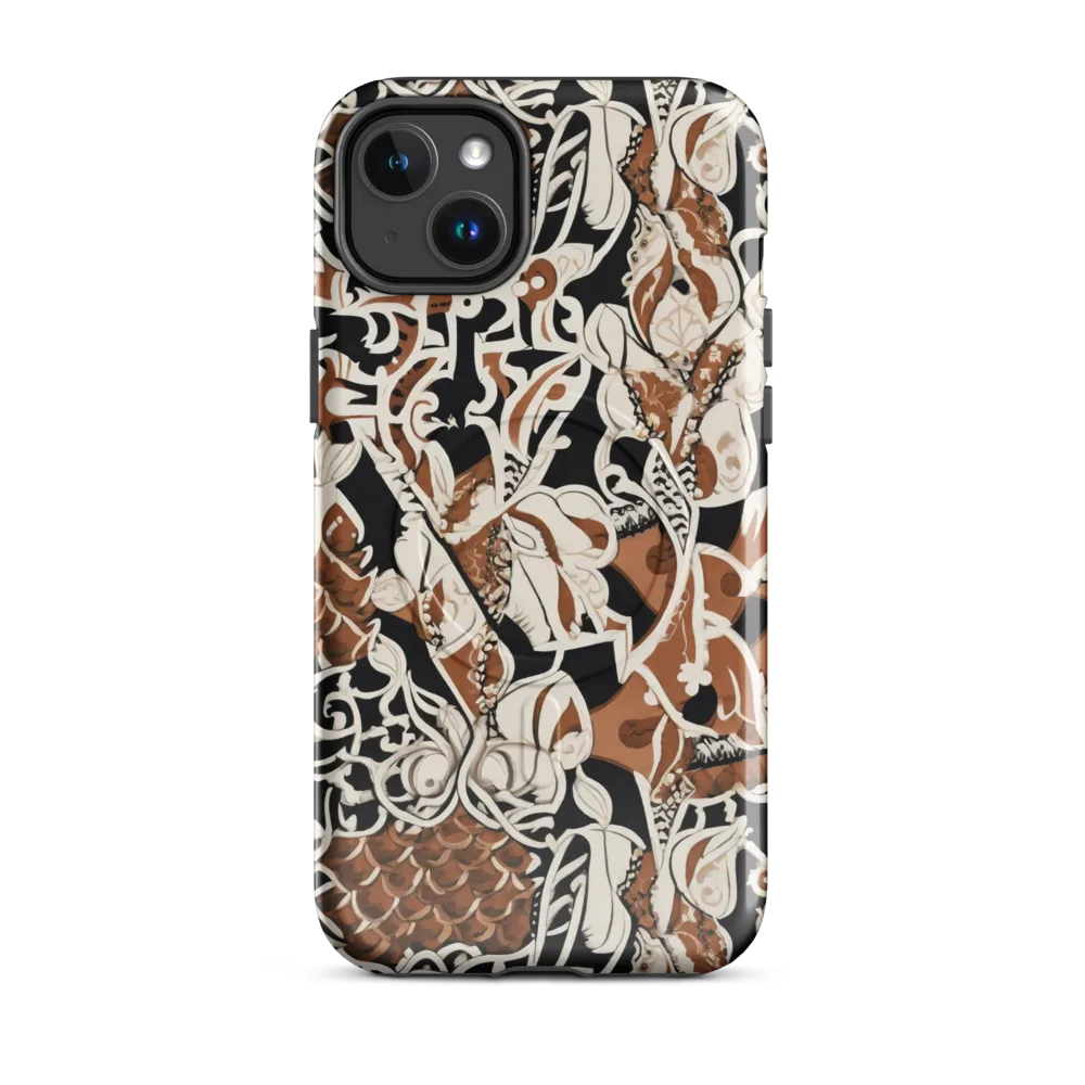 Sepia Baroque on MagSafe Tough Case for iPhone® — Front