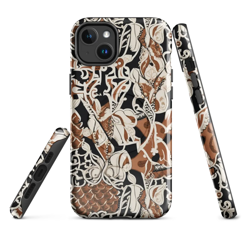 Sepia Baroque on MagSafe Tough Case for iPhone® — Front