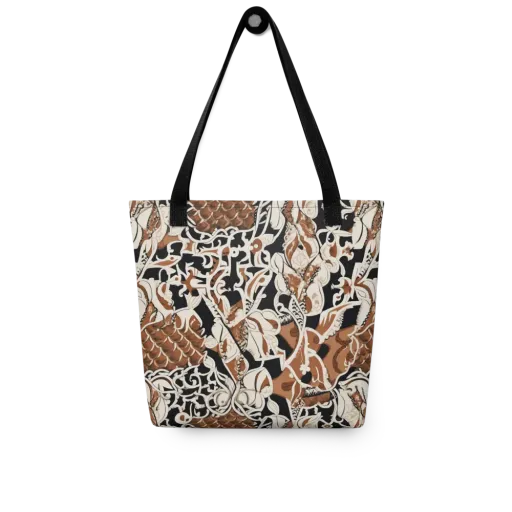 Sepia Baroque on a Tote Bag