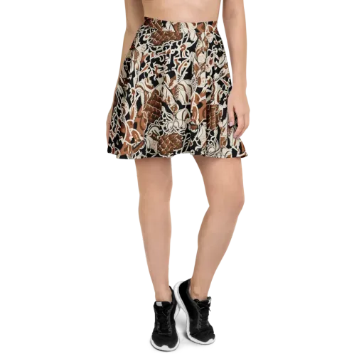 Sepia Baroque on a Skater Skirt